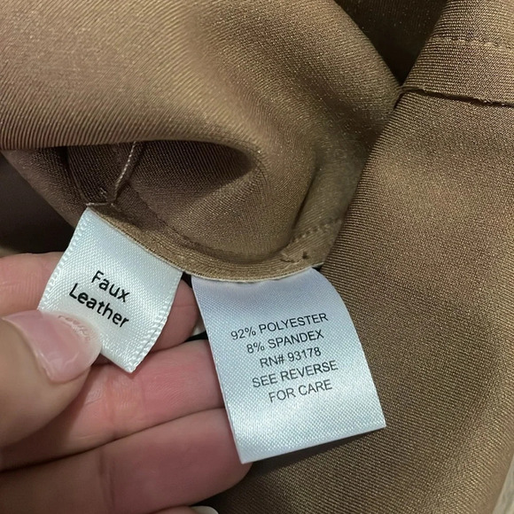Truth By Republic faux suede shacket Snap Tan Oversize Soft Cozy Casual Womens L - Picture 10 of 11
